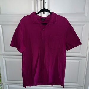 Banana Republic Men's Purple Polo Shirt XL